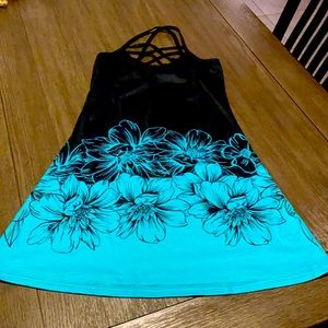 Crisscross strapping mini dress by Emminey. Size small.